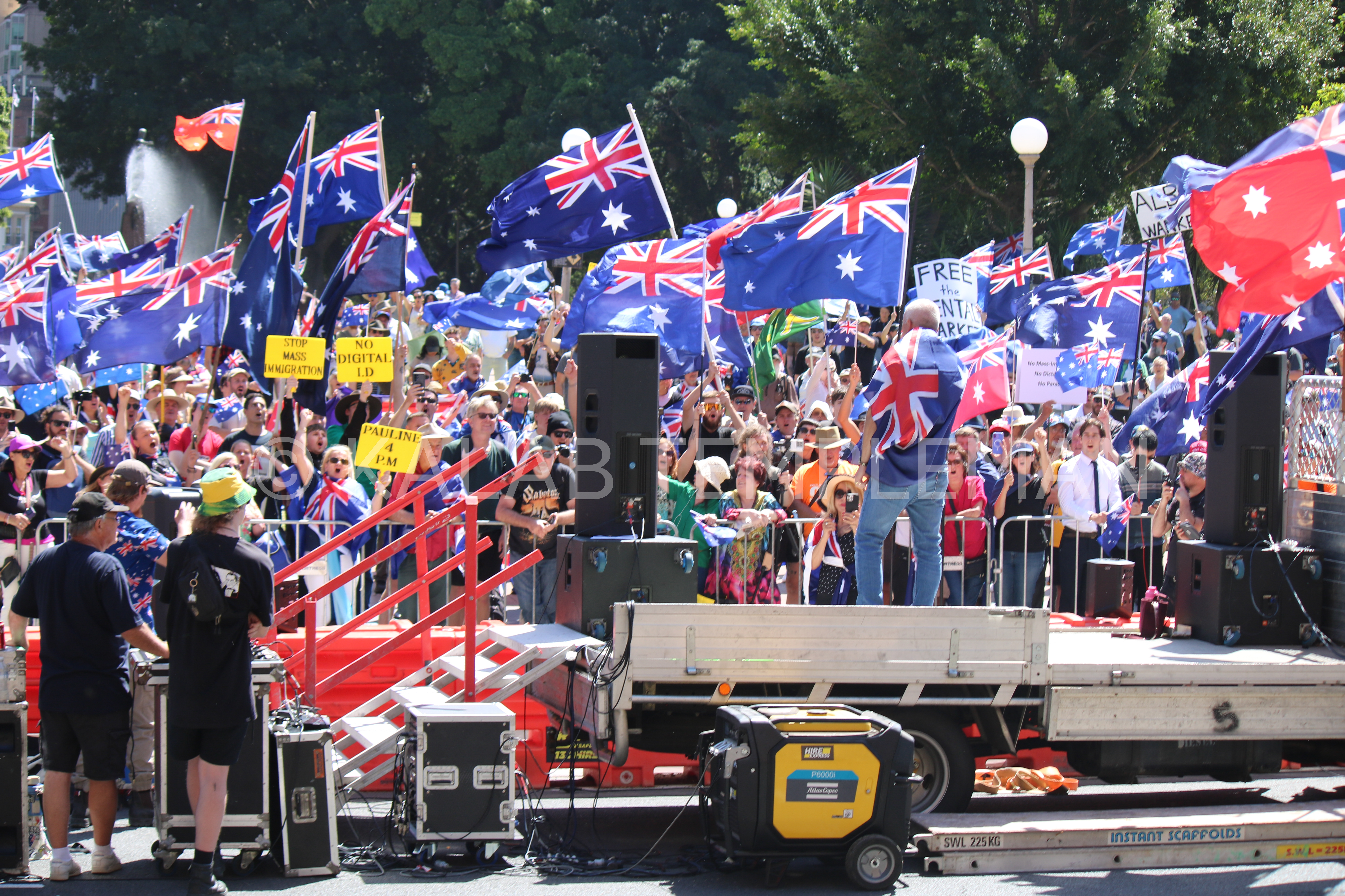 Sydney ‘March for Australia’ Protest in Photos: Thousands Rally